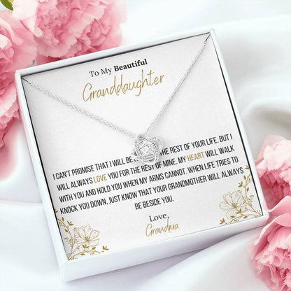 The Infinity Love Knot Necklace™ To My Granddaughter