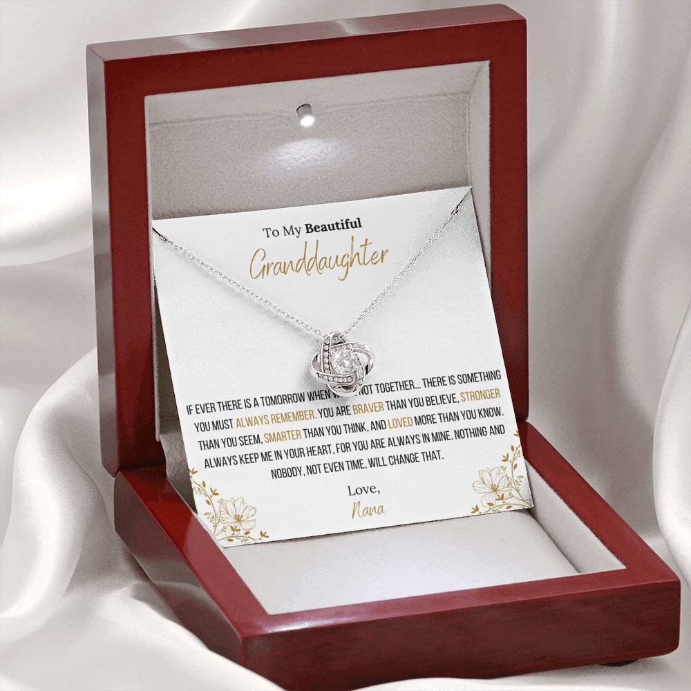 The Infinity Love Knot Necklace™ To My Granddaughter