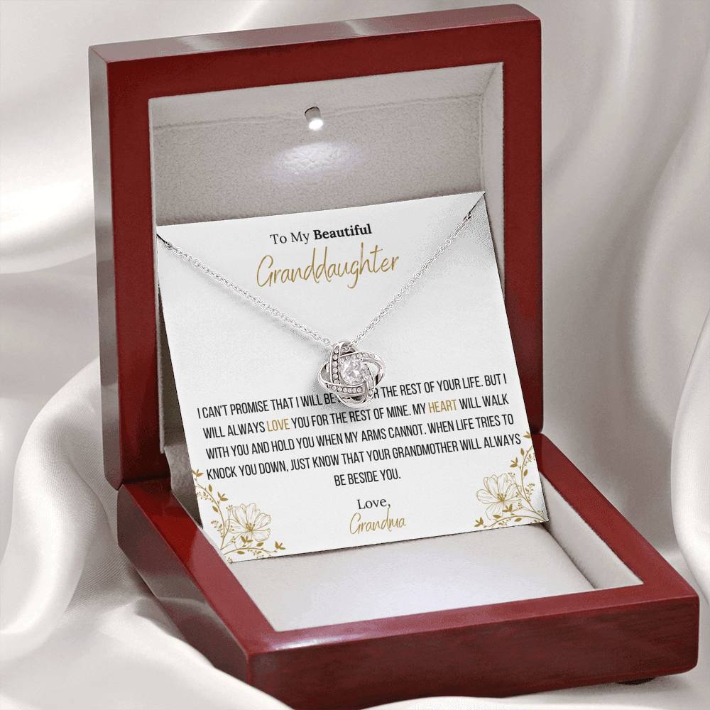 The Infinity Love Knot Necklace™ To My Granddaughter
